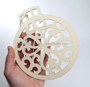 Custom Unfinished Laser Cut Wooden Craft for DIY