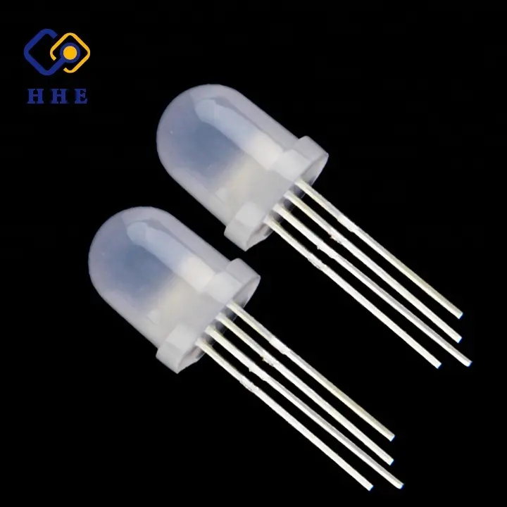 Kleur veranderende 8mm ronde multicolor RGB led diode gemeenschappelijke kathode