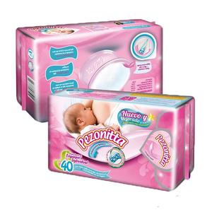 GNP408 Oem Ultra Zachte Witte Wegwerp Katoen Borstvoeding Pads 3D Voorgevormd Verpleging Pads Voor Vrouwen