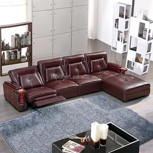 Canapé inclinable en cuir verni de haute qualité, confortable et relaxant, pour garçon, nouveau design, collection 8270