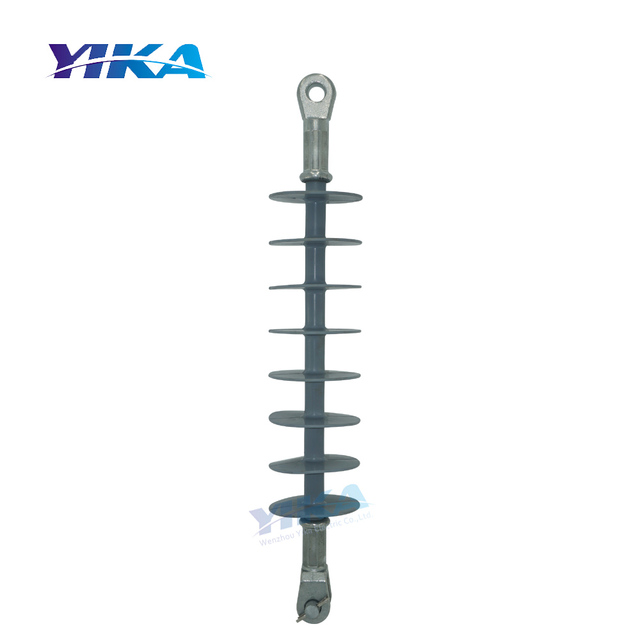 YIKA 33KV Silicone Rubber Composite Insulators Strain Rod Suspension Insulator