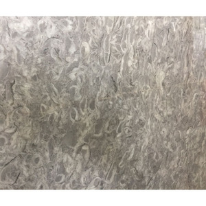 Losa de piedra precio piso perlas fósiles flor overlord mármol <span class=keywords><strong>gris</strong></span> - Product Image 2