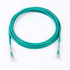 RJ45 Slim cat6A vá dây cáp Ethernet với Boot PVC Đúc 48 lõi cáp sợi quang giá mỗi mét màu đỏ 8 mèo cáp <span class=keywords><strong>UTP</strong></span> - Product Image 6
