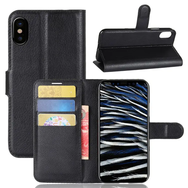 JESOY לאייפון 7 8 כיסוי Case חומר עור PU, Flip טלפון סלולרי כיסוי Case