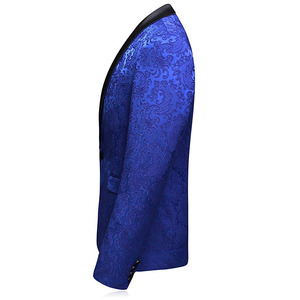 <span class=keywords><strong>Costume</strong></span> <span class=keywords><strong>homme</strong></span> en jacquard <span class=keywords><strong>bleu</strong></span> royal, <span class=keywords><strong>costume</strong></span> imprimé <span class=keywords><strong>homme</strong></span>, <span class=keywords><strong>costume</strong></span> <span class=keywords><strong>3</strong></span> <span class=keywords><strong>pièces</strong></span> slim fit pour mariage - Product Image 4