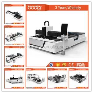 Alibaba En Iyi Üreticileri, Yüksek Kaliteli 3 Yıl Garanti Accurl Lazer 1000 w Metal Lazer Kesme Makinesi