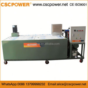 Salmuera 10 t en contenedores máquina de hielo de bloque con grúa sistema - Product Image 1