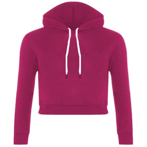 El último diseño al por mayor de las mujeres con capucha sudadera llanura de manga larga sudadera - Product Image 3
