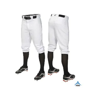 Custom Nieuwe Ontwerp Sublimatie Blank Baseball capri Broek Groothandel, cropped baseball broek, 3/4 baseball broek