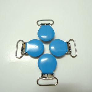 High Quality <strong>Silver</strong> Top Round Shaped Suspender <strong>Clips</strong> Wholesale Suspender <strong>Clips</strong> - Product Image 4