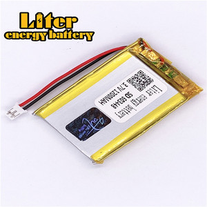 Plug 2.0-2 P 3.7 V 603448 mah 1200 lithium polymer lipo rechargeable battery li ion Solar lithium battery with PCM - Product Image 1