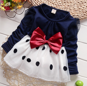 Bambini caldi del vestito per 2-7 anni di età bambina vestito da partito bambini picture abiti di design - Product Image 2