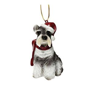 Escultura decorativa <span class=keywords><strong>de</strong></span> perro <span class=keywords><strong>de</strong></span> vacaciones <span class=keywords><strong>Schnauzer</strong></span> en <span class=keywords><strong>miniatura</strong></span> <span class=keywords><strong>de</strong></span> poliresina - Product Image 1