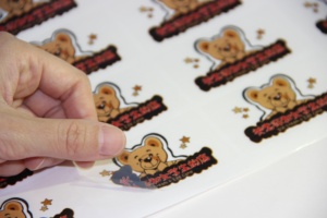 Adesivi Personalizzati con Cartoni Animati, Etichette Trasparenti in BOPP/PET Impermeabili, Prezzo di Fabbrica per Confezioni Alimentari e Torte - Product Image 3