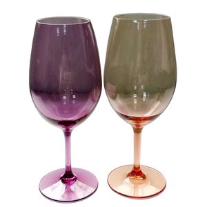 Gold Acrylic <b>Plastic</b> <b>Wine</b> and Cocktail <b>Glasses</b>-Party Drinkware 19oz/22oz/21oz - Product Image 5