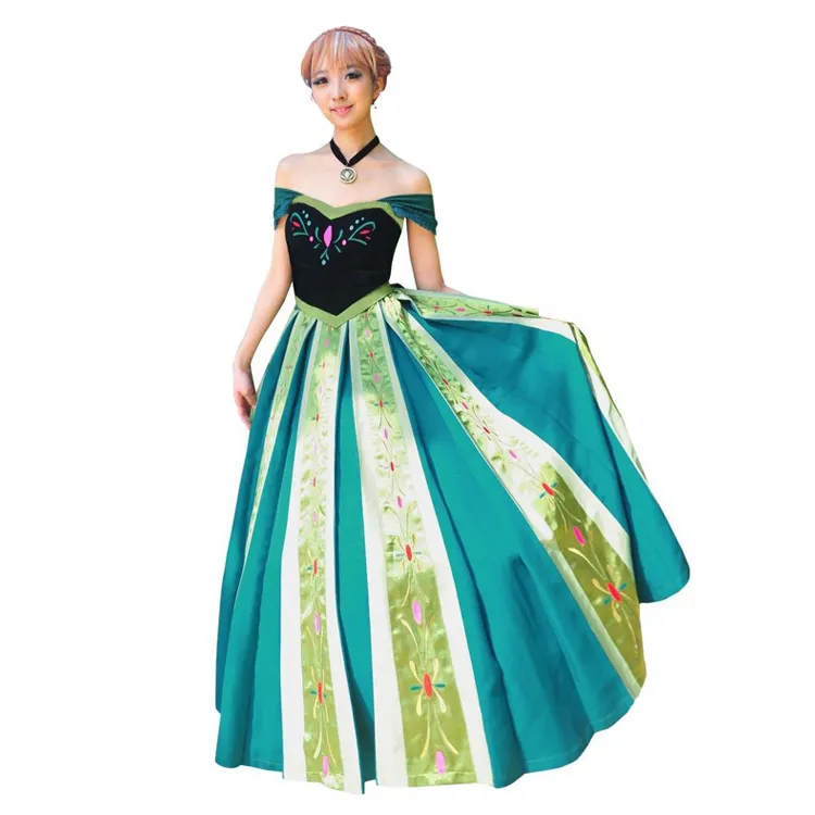 New style dress for adult elsa princess dress wholesale cosplay costume