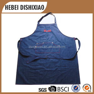 Denim <span class=keywords><strong>Masterchef</strong></span> durables tablier tablier de <span class=keywords><strong>Chef</strong></span> bleu Jeans <span class=keywords><strong>Chef</strong></span> tablier - Product Image 1