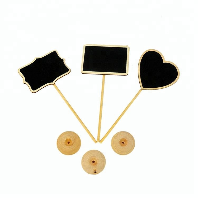 Качественная Настольная мини-доска с подставкой из черного войлока