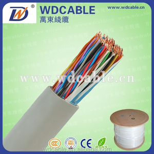2015 profesional surtidor del oro de cobre desnudo alta calidad multipair cat3 teléfono cable - Product Image 1