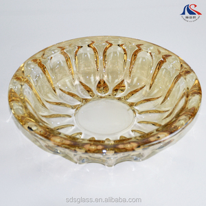 <span class=keywords><strong>Cendrier</strong></span> en verre plaqué or épais et de grande taille, incassable, avec logo personnalisé, vente en <span class=keywords><strong>gros</strong></span>, cadeaux de bar, cendriers KTV provenant des fabricants - Product Image 3