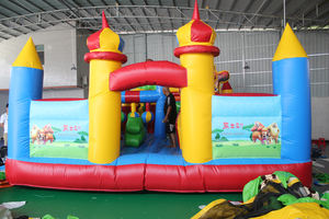 Nouvelle conception de petit trampoline gonflable, Fun City gonflable avec ours <span class=keywords><strong>Boonie</strong></span> pour enfants - Product Image 5