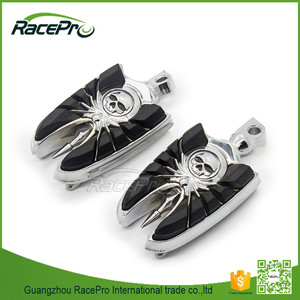 Viuda Clavijas Macho Monte Chrome Ias Estriberas Clavija Para Harley FXST FLH XL DYNA - Product Image 1