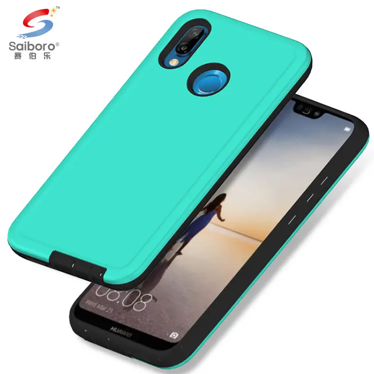 Spider Lines Pattern Hybrid Mobile Cell Phone Cover For Huawei P20 lite Case,Phone Case For Huawei Nova 3e Back Cover