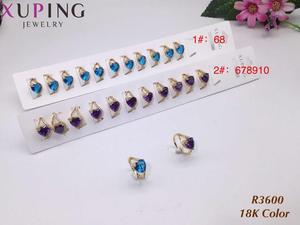 Anello <span class=keywords><strong>2</strong></span> Xuping della Città delle Piccole Merci di Yiwu, Stile Bestseller con Pietre Multicolore - Product Image 5