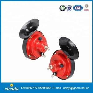 Bocina de Caracol eléctrica de doble tono, sirena Universal, 12V, 135DB, para coches, furgonetas, bicicletas y barcos, 1 par - Product Image 2