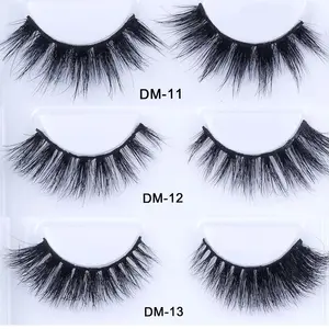 공장 Oem 100% 진짜 밍크 속눈썹 3D 밍크 모피 스트립 속눈썹 lashes3d 도매 공급 25mm 전체 스트립 속눈썹