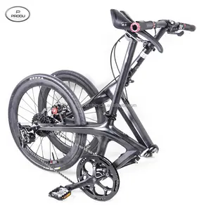 Baolijia 2016 nieuwe vouwfiets frame, compleet carbon racefiets, super lichte fiets vouwen