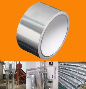 Ruban <span class=keywords><strong>de</strong></span> feuille d'aluminium renforcé pour l'isolation des conduits HVAC Adhésif thermofusible activé par l'eau résistant à la chaleur pour masquer l'adhérence - Product Image 3