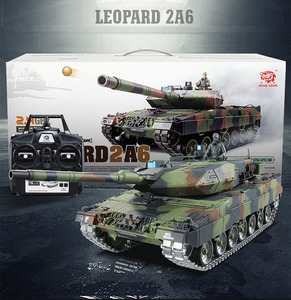 Henglong 2.4Ghz <span class=keywords><strong>1</strong></span>:16 Échelle Télécommande Allemand Léopard 2A6 RC Réservoir avec Fumée & Son - Product Image 5
