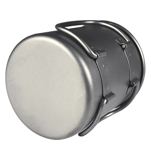 Outdoor <b>Camping</b> Backpacking Portable 220ml Lightweight Coffee and Tea Cup Folding Handle Titanium <b>Mug</b> - Product Image 6