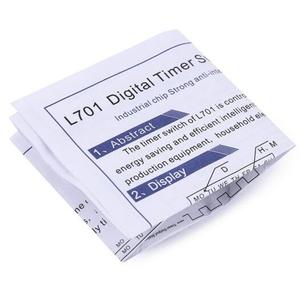 CN101A L701 AC 220V 16A 디지털 시간 스위치 220VAC 주간 프로그래머블 전자 타이머 - Product Image 4