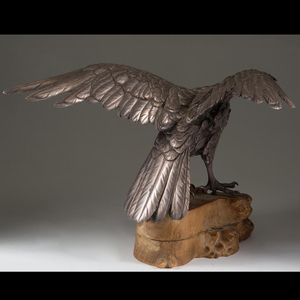 Interni di alta qualità bronzo arte moderna scultura eagle hawk statua <span class=keywords><strong>per</strong></span> la decorazione domestica - Product Image 3