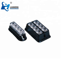 4 luces LED estroboscópicas/tablero/escritorio de advertencia para ambulancias camiones de bomberos y motocicletas 12/24VDC luces de seguridad certificadas CE