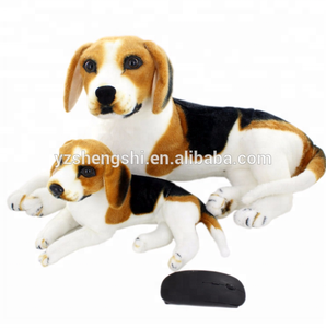Perro de peluche realista, juguete de peluche suave personalizado, venta al por mayor, China - Product Image 3