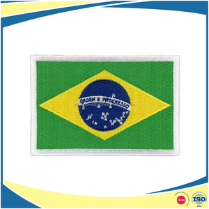 Fer sur des patchs de drapeau national de pays brodés - Product Image 2