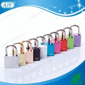 Nouvelle Arrivée AJF - <span class=keywords><strong>Cadenas</strong></span> Carré en Alliage de Zinc 40mm, Rouge, Chromé par Électrophorèse, Type <span class=keywords><strong>Cadenas</strong></span> d'Amour - Product Image 6