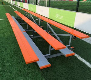 <strong></strong> stadium <strong>tribune</strong> seating Youreaseseating outdoor football 6061-t5 yy-mva silver green  yellow