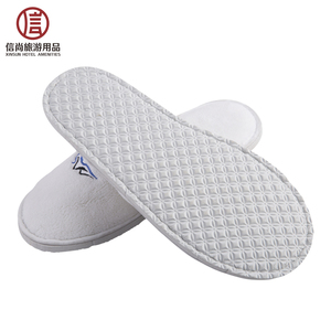 Blanco al por mayor de lana de Coral zapatillas de <span class=keywords><strong>hotel</strong></span> - Product Image 4