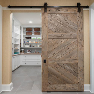 <span class=keywords><strong>Porte</strong></span> coulissante de balcon isolé blanc, panneaux élégants en bois, de grande taille, <span class=keywords><strong>porte</strong></span> de grange, en <span class=keywords><strong>miroir</strong></span> - Product Image 5