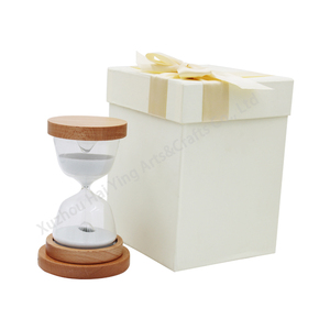 LED night light Hourglass sand timer for home decoration hourglass induction lamp with gift box packing