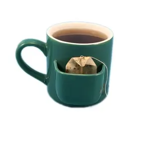 330ml Creative Ceramic Mug with Tea Bag Holder