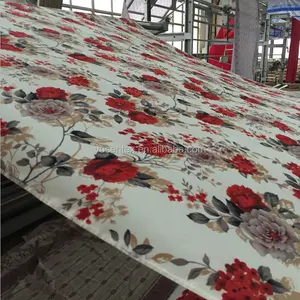 도매 인쇄 100 폴리 에스터 마이크로 화이버 복숭아 피부 PRINTEDBEDDING 직물 롤