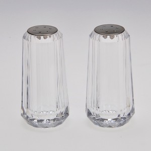 Ensemble de salière et poivrière en acrylique transparent écologique moderne avec plateau Taiwan - Product Image 3