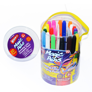 20 stks verbazingwekkende magic kleur veranderende markers - Product Image 5