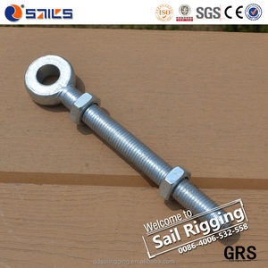 De acero al carbono forjada eléctrico galvanizado <span class=keywords><strong>Din</strong></span> <span class=keywords><strong>444</strong></span> tornillo de ojo - Product Image 1