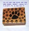 Vente en gros de cercueil pour animaux de compagnie en MDF de qualité supérieure Design en bois durable et élégant pour les cendres d'animaux Urne de crémation pour animaux de compagnie la plus vendue - Product Image 2